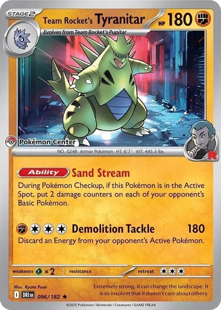 Tyranocif de la Team Rocket — Miscellaneous Cards & Products — Pokemon