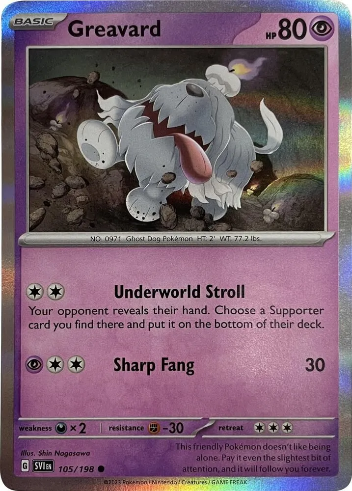 Greavard — Miscellaneous Cards & Products — Pokemon