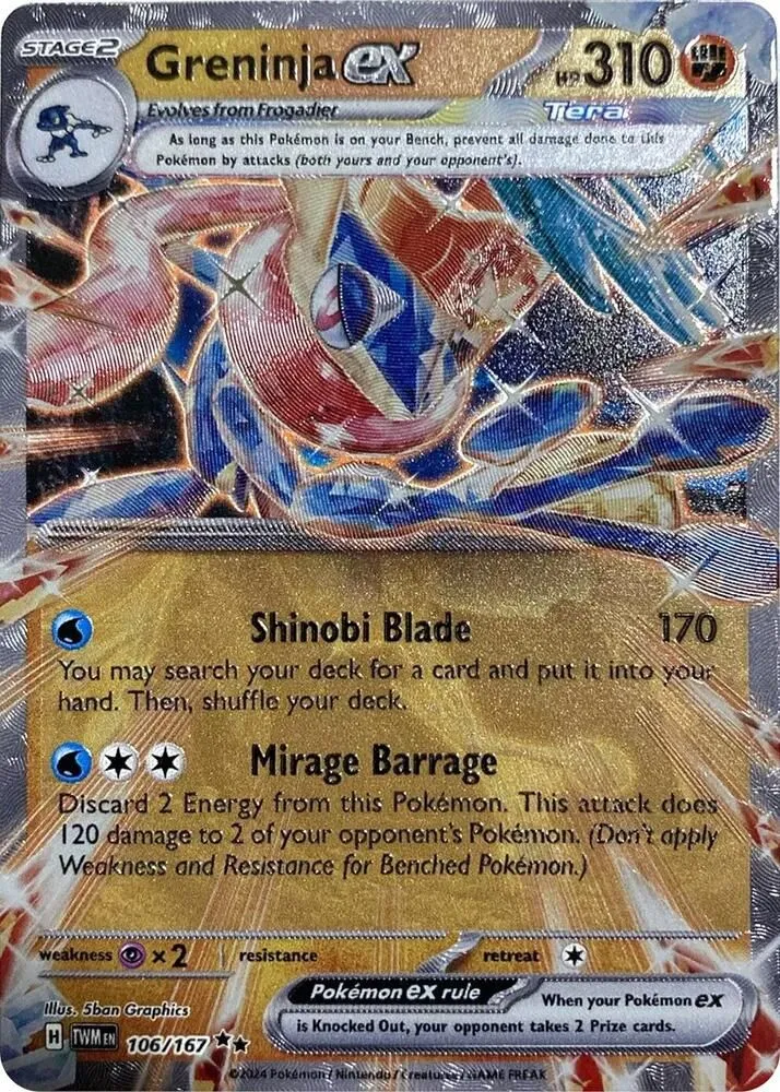 Greninja ex — Miscellaneous Cards & Products — Pokemon