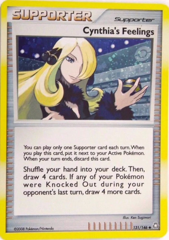 Cynthia's Feelings — Miscellaneous Cards & Products — Pokemon
