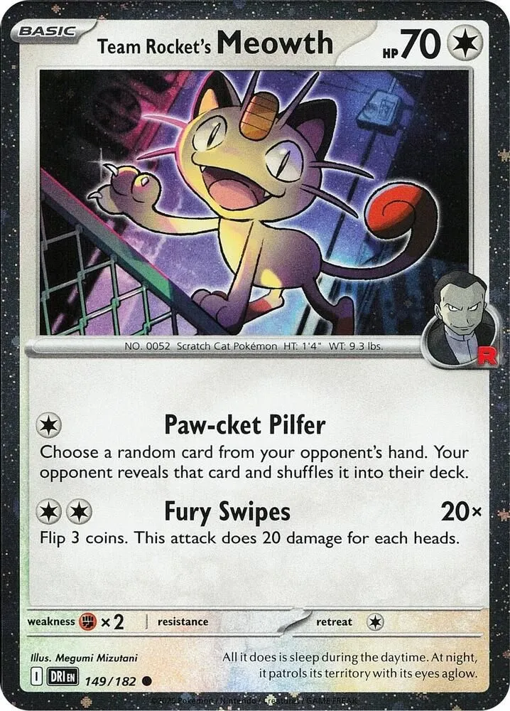 Team Rocket's Meowth — Miscellaneous Cards & Products — Pokemon