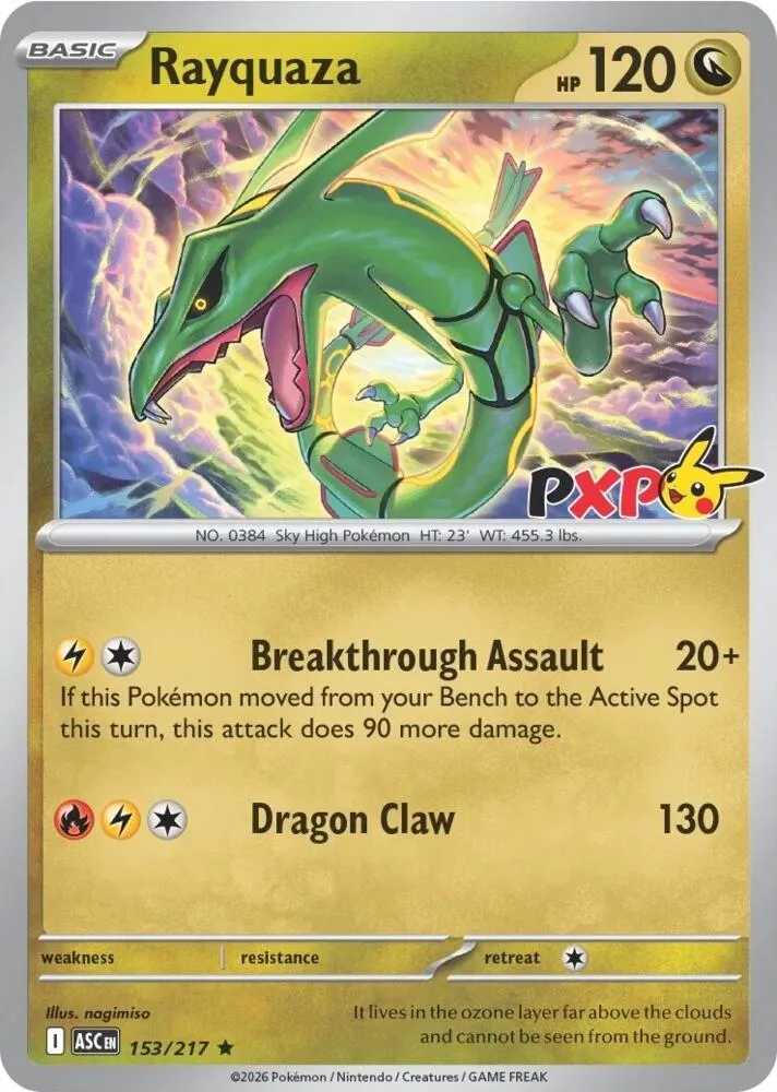 Rayquaza — Miscellaneous Cards & Products — Pokemon