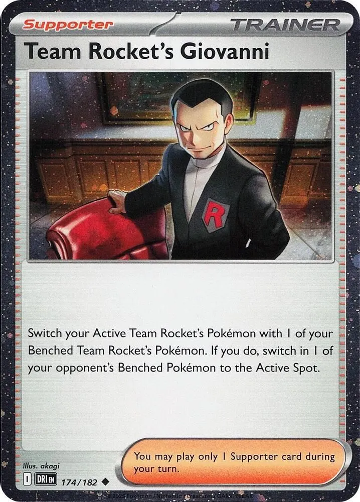 Team Rocket's Giovanni — Miscellaneous Cards & Products — Pokémon