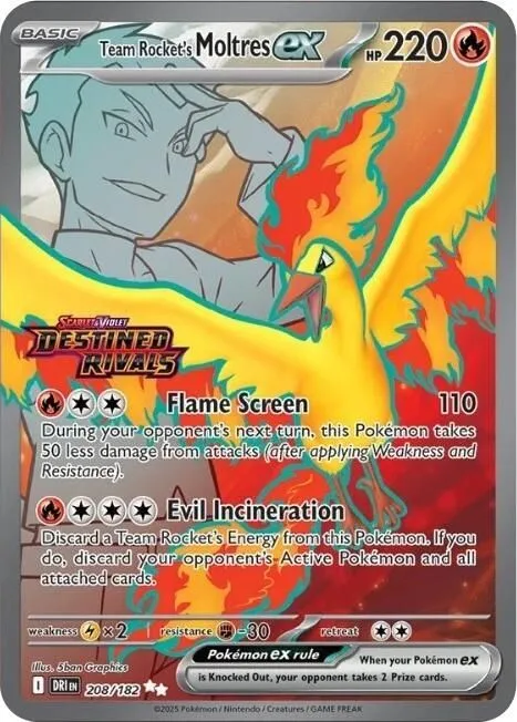 Sulfura ex de la Team Rocket — Miscellaneous Cards & Products — Pokémon