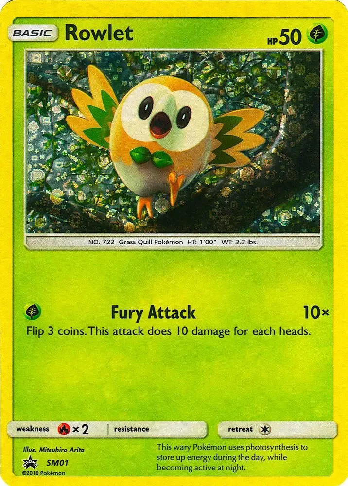 Rowlet — Miscellaneous Cards & Products — Pokemon