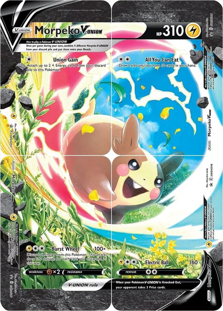 Morpeko V-UNION — SWSH: Sword & Shield Promo Cards — Pokémon