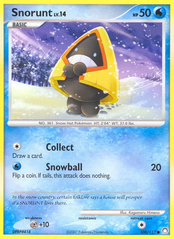 Snorunt — Mysterious Treasures — Pokémon