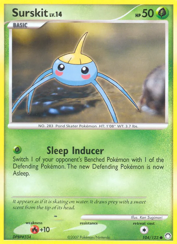 Surskit from Mysterious Treasures - Pokemon