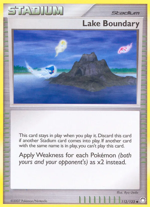 Berge du lac — Mysterious Treasures — Pokemon