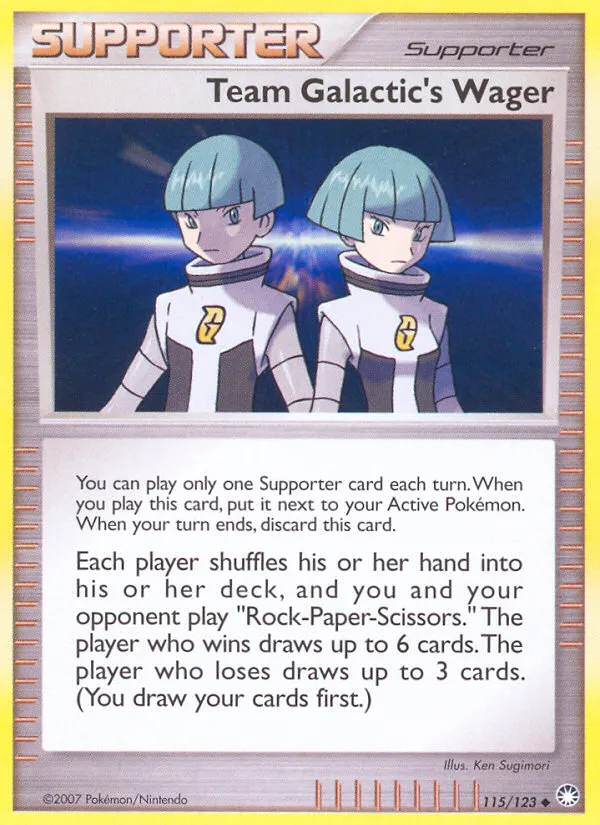 Team Galactic's Wager — Mysterious Treasures — Pokémon