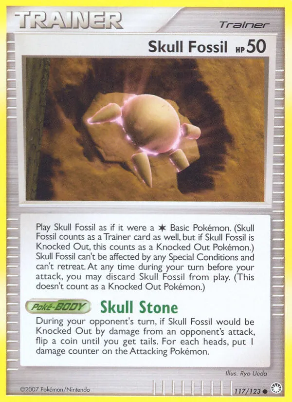 Skull Fossil — Mysterious Treasures — Pokémon