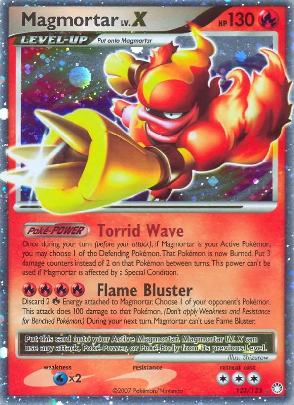 Maganon LV.X — Mysterious Treasures — Pokemon