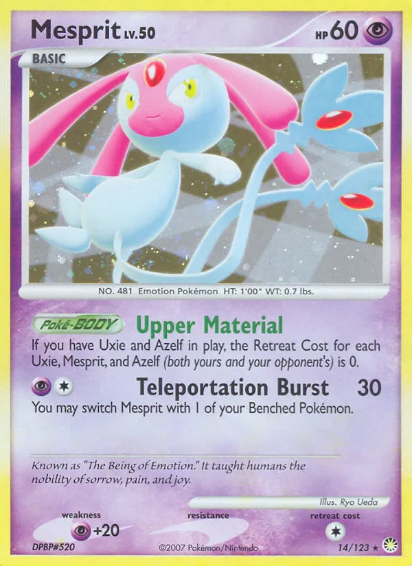 Mesprit — Mysterious Treasures — Pokémon