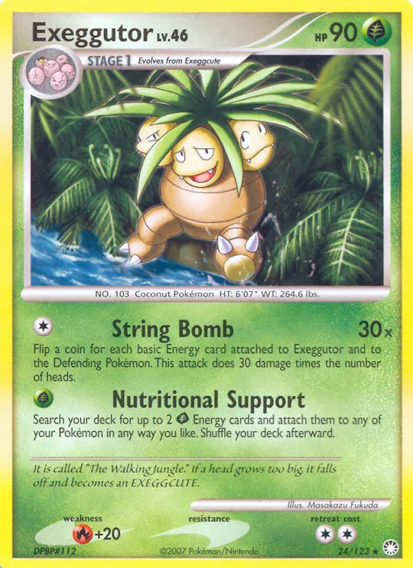 Noadkoko Lv.46 — Mysterious Treasures — Pokemon