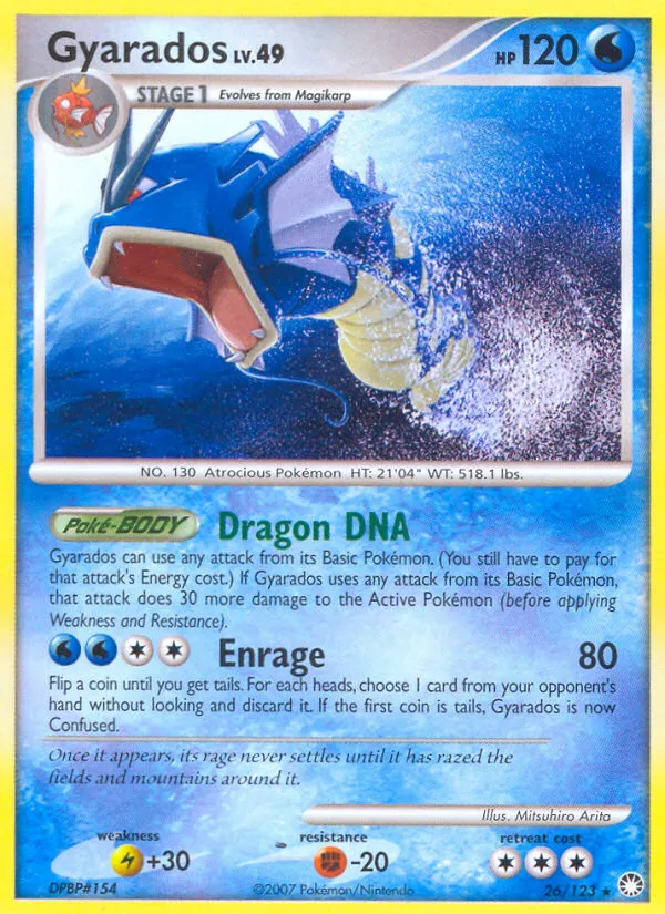 Gyarados — Mysterious Treasures — Pokemon