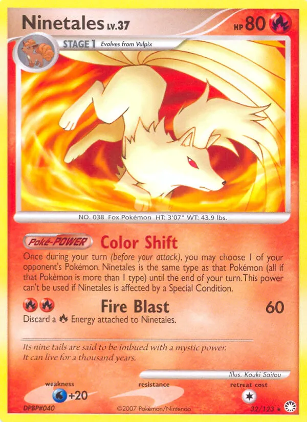 Ninetales — Mysterious Treasures — Pokemon
