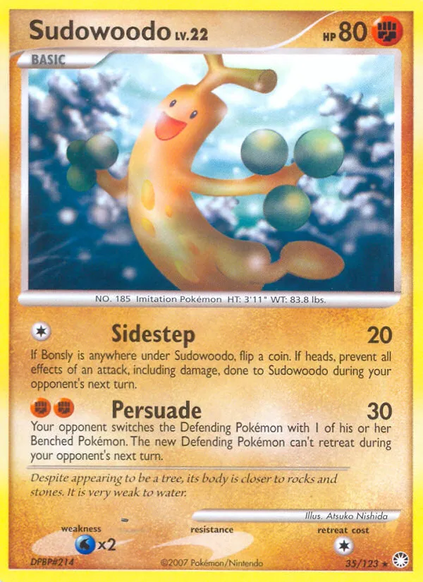 Sudowoodo — Mysterious Treasures — Pokémon