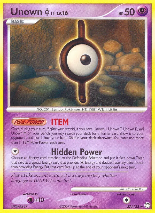 Zarbi Lv.16 — Mysterious Treasures — Pokémon