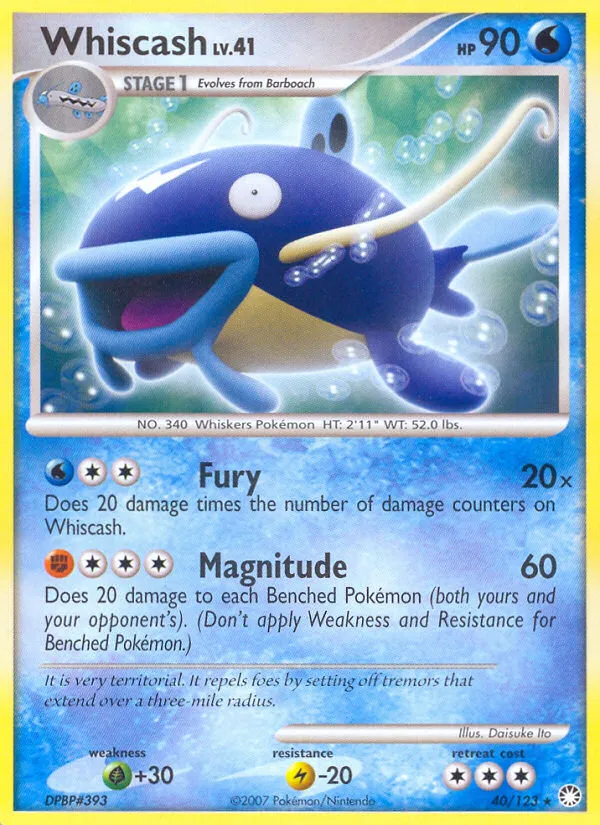 Barbicha Lv.41 — Mysterious Treasures — Pokemon