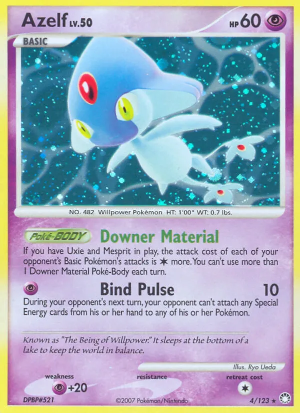 Azelf — Mysterious Treasures — Pokemon