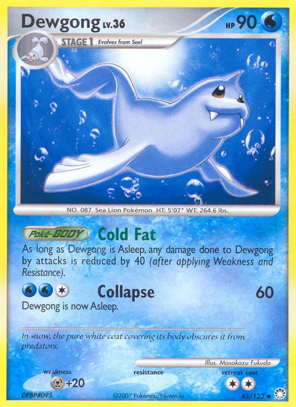 Dewgong — Mysterious Treasures — Pokémon