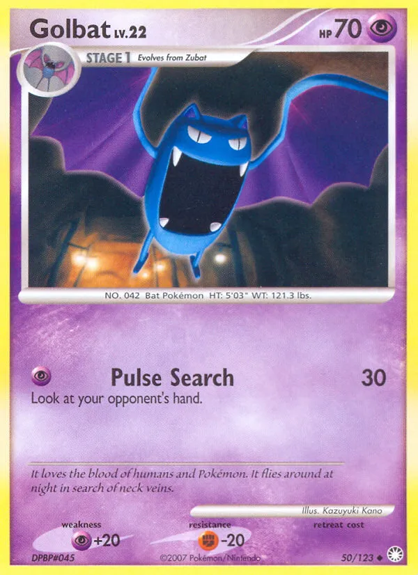 Golbat — Mysterious Treasures — Pokémon