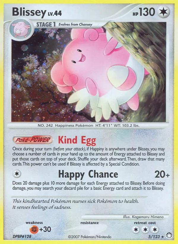 Blissey — Mysterious Treasures — Pokémon