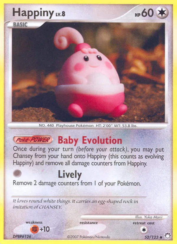 Happiny — Mysterious Treasures — Pokémon