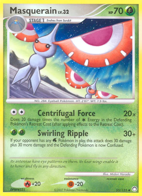 Maskadra Lv.32 — Mysterious Treasures — Pokémon