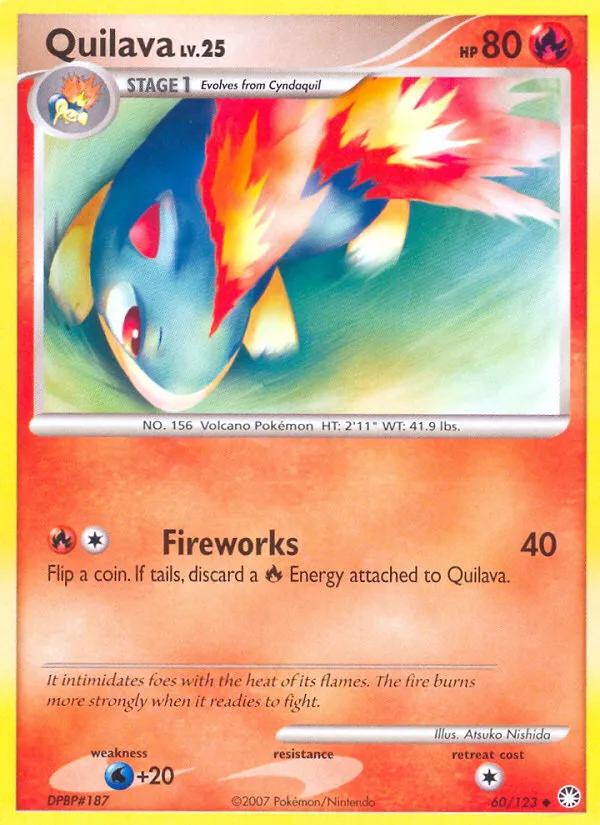 Quilava — Mysterious Treasures — Pokemon