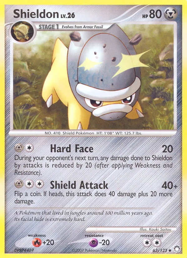 Dinoclier Lv.26 — Mysterious Treasures — Pokémon