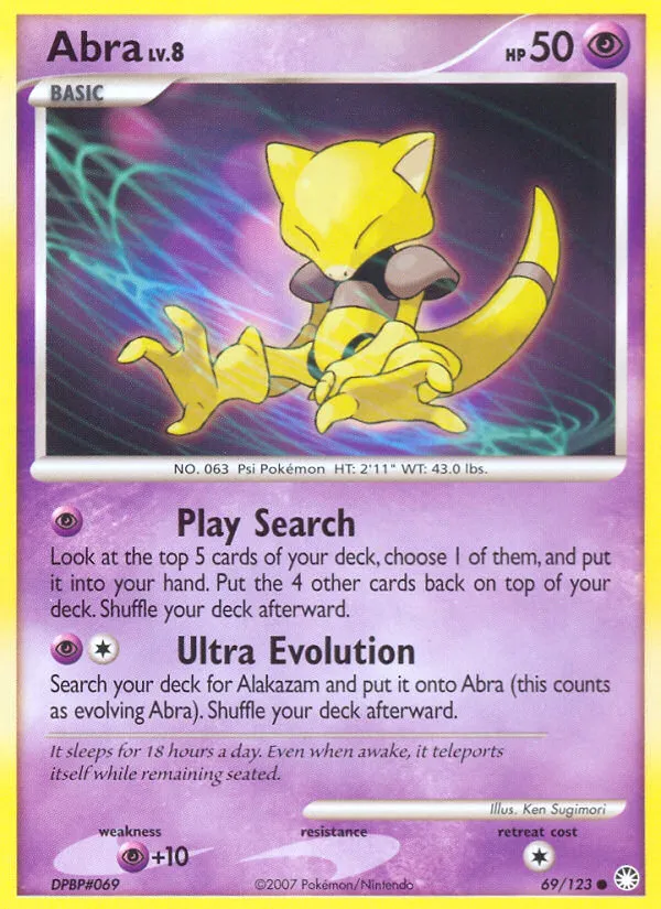 Abra — Mysterious Treasures — Pokémon