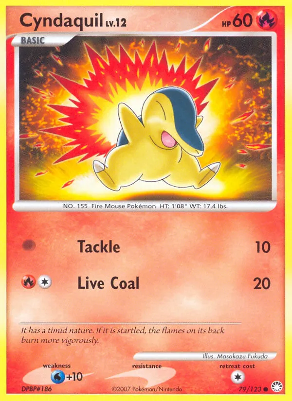 Cyndaquil — Mysterious Treasures — Pokémon