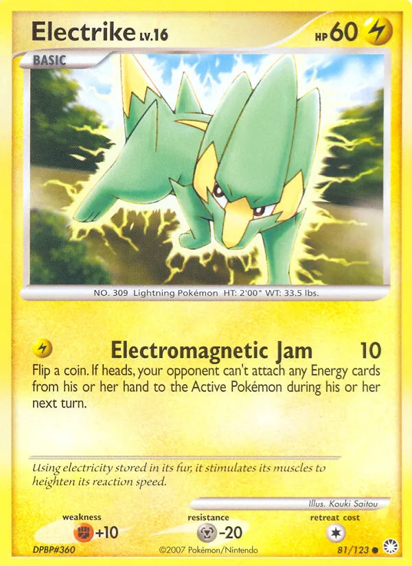 Dynavolt Lv.16 — Mysterious Treasures — Pokémon