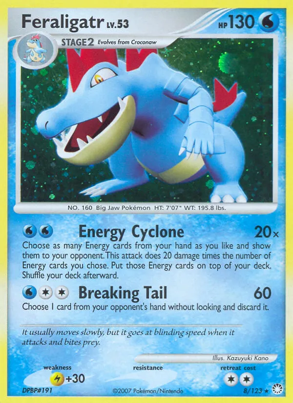 Aligatueur Lv.53 — Mysterious Treasures — Pokemon