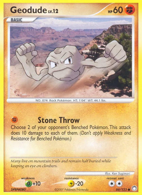Geodude — Mysterious Treasures — Pokémon