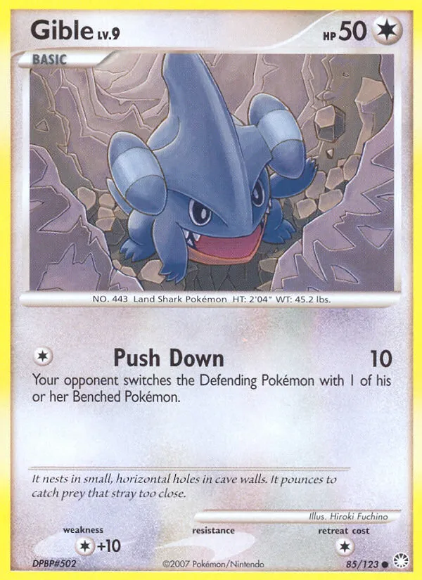 Gible — Mysterious Treasures — Pokémon