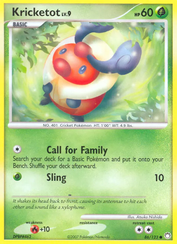 Crikzik Lv.9 — Mysterious Treasures — Pokémon