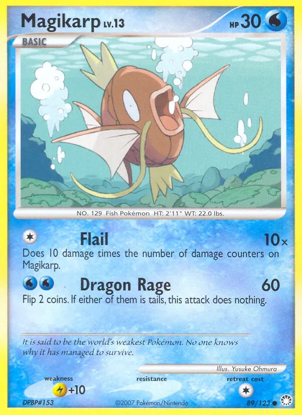 Magicarpe Lv.13 — Mysterious Treasures — Pokémon
