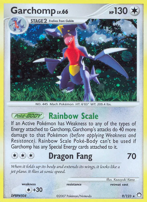 Garchomp — Mysterious Treasures — Pokémon
