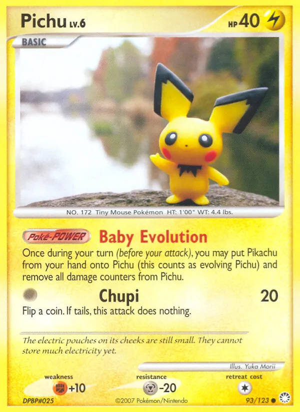 Pichu — Mysterious Treasures — Pokémon