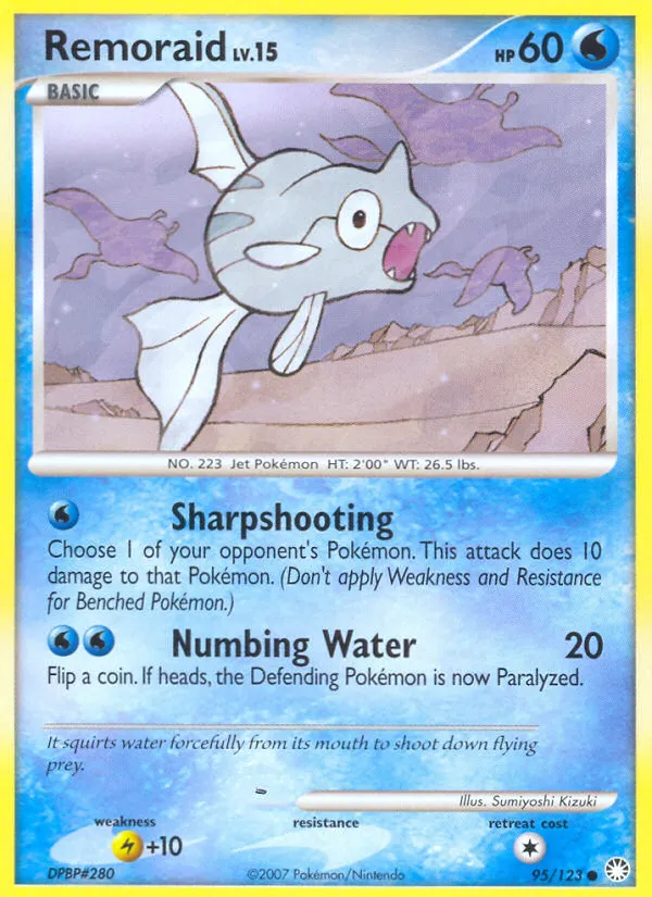 Remoraid — Mysterious Treasures — Pokémon