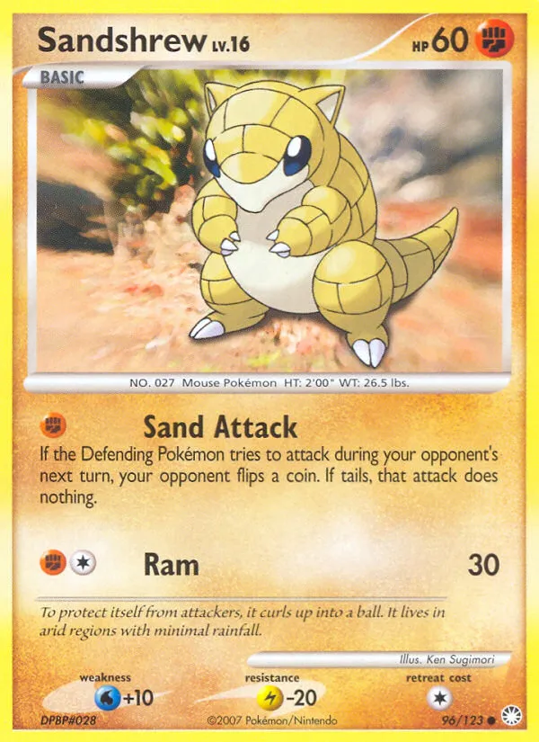 Sabelette Lv.16 — Mysterious Treasures — Pokémon