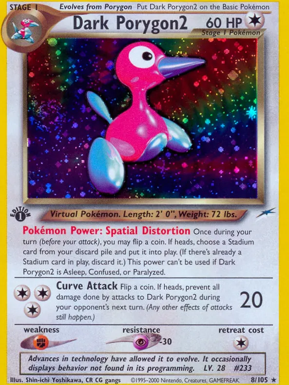 Dark Porygon2 — Neo Destiny — Pokémon