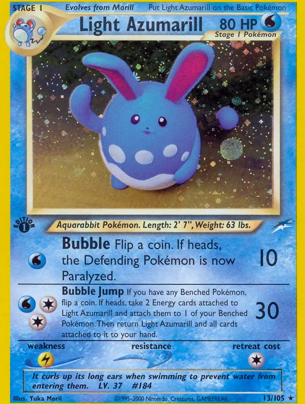 Azumarill lumineux — Neo Destiny — Pokemon