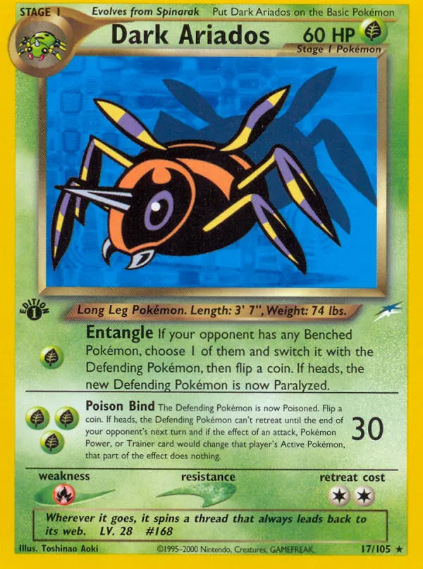 Migalos obscur — Neo Destiny — Pokemon