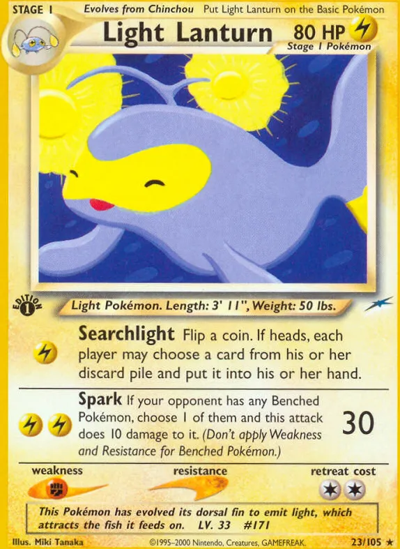 Lanturn lumineux — Neo Destiny — Pokemon