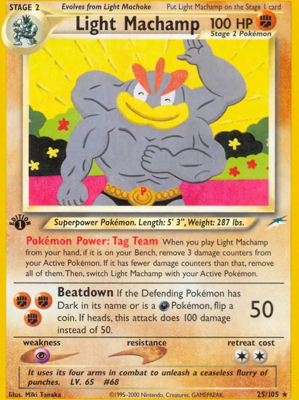 Light Machamp — Neo Destiny — Pokémon