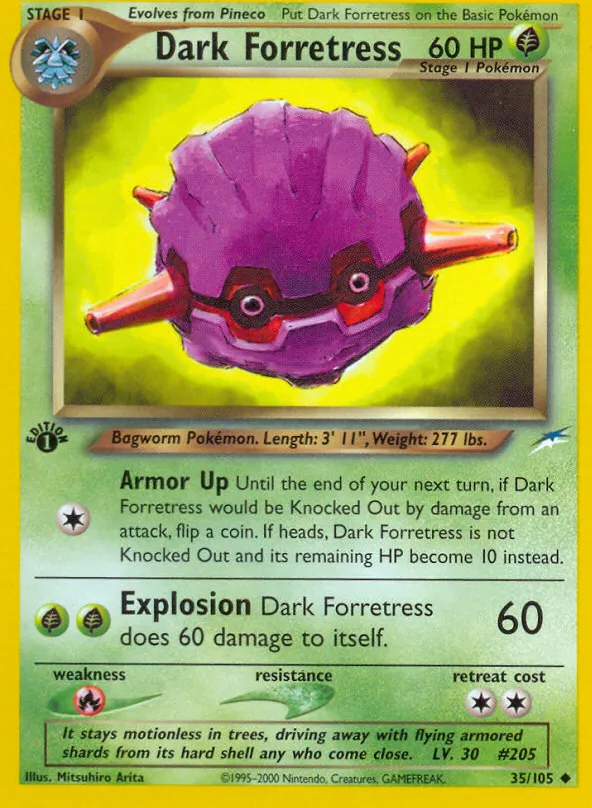 Foretress obscur — Neo Destiny — Pokemon