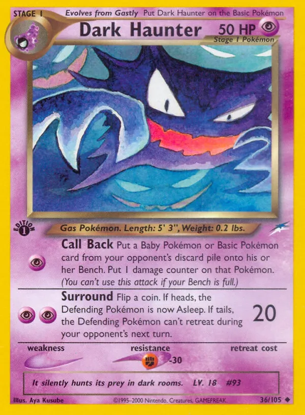 Dark Haunter — Neo Destiny — Pokemon